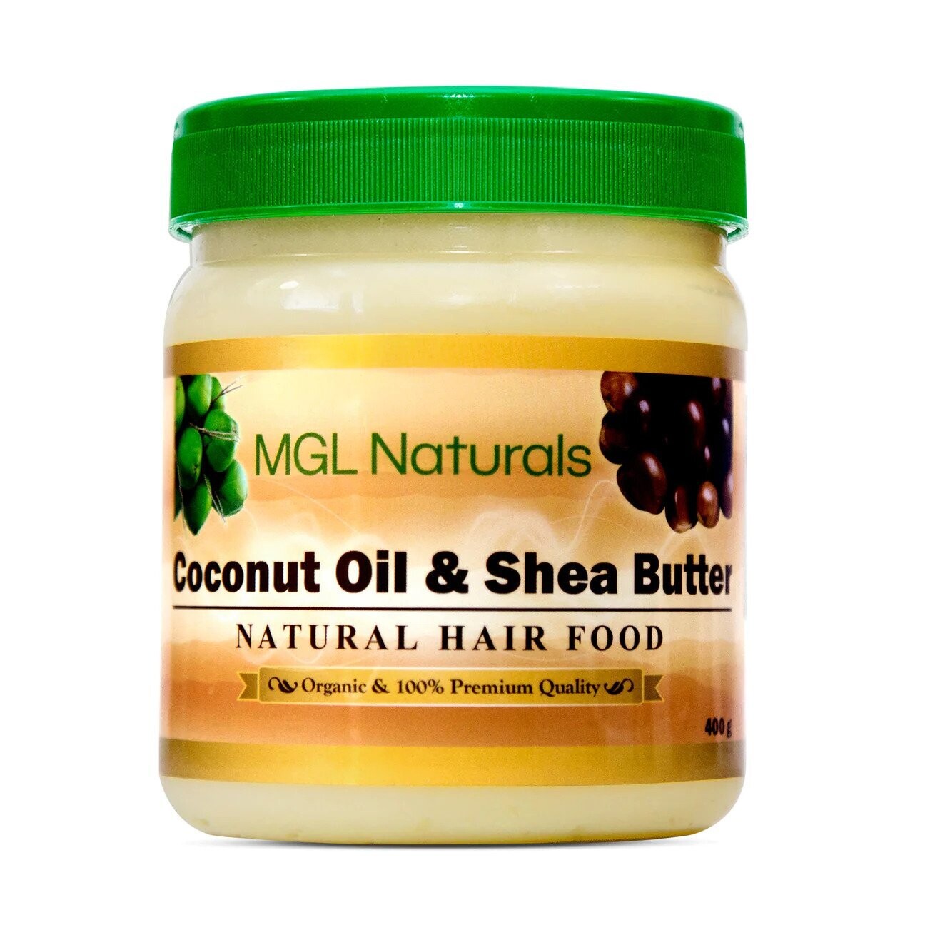 MGL Naturals Coconut Oil & Shea Butter Natural Hair Food (400g)