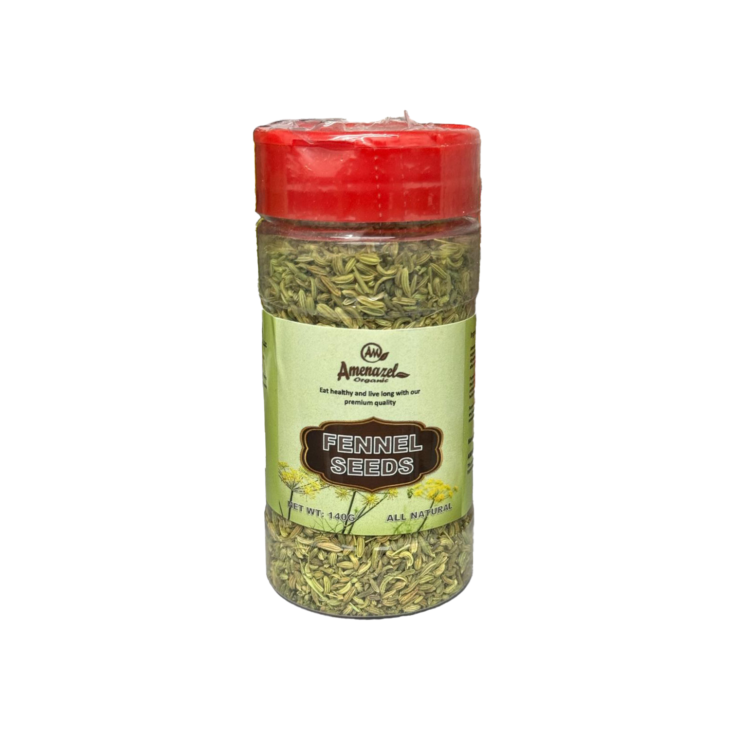 Amenazel Organic Fennel Seeds (140g)