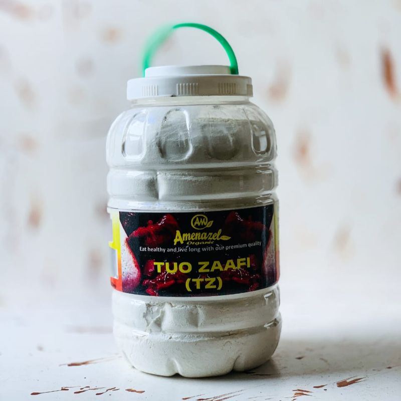 Amenazel Organic Tuo Zaafi (TZ) Dried Cassava Flour (2kg)