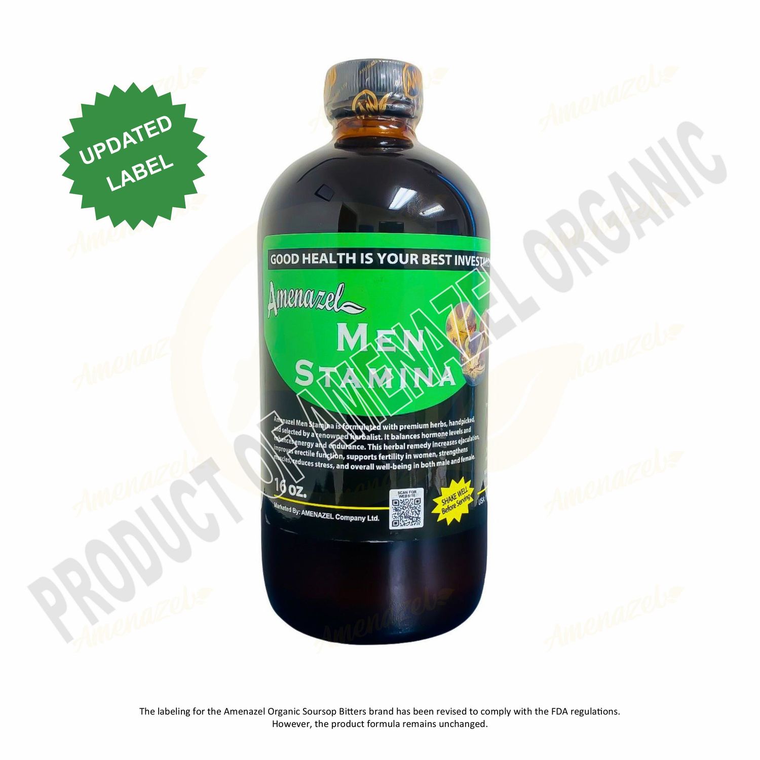 Amenazel Men Stamina (16oz)