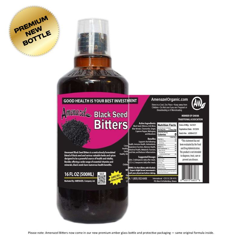Amenazel Black Seed Bitters (16oz)