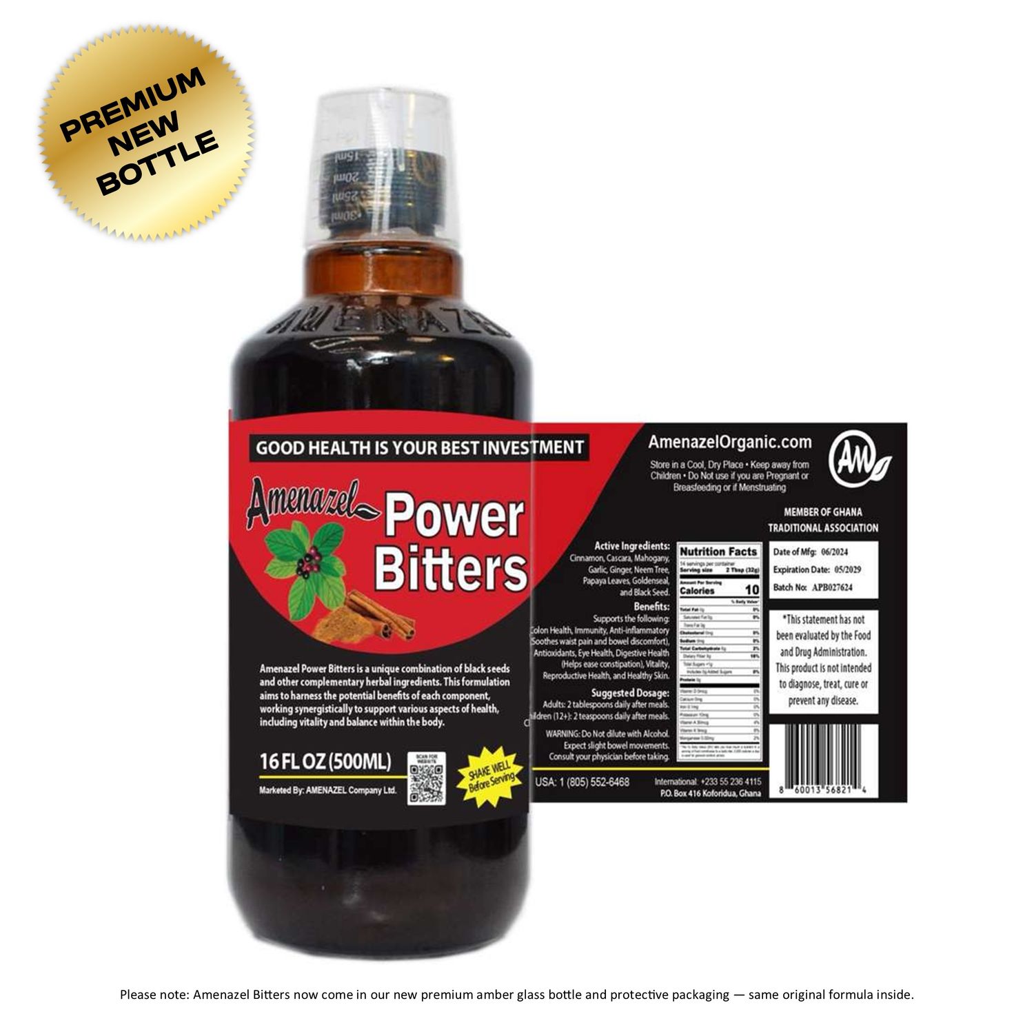 Amenazel Power Bitters (16oz)