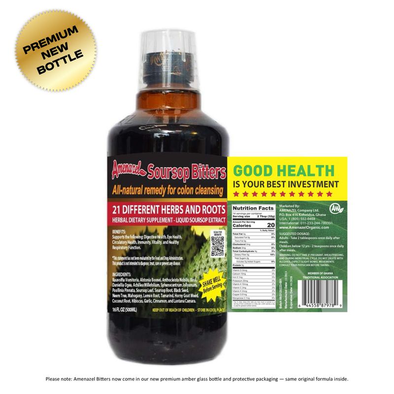 Amenazel Soursop Bitters (16oz)