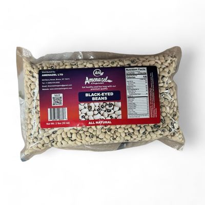 Amenazel Organic Black-eyed Beans (2 lbs)