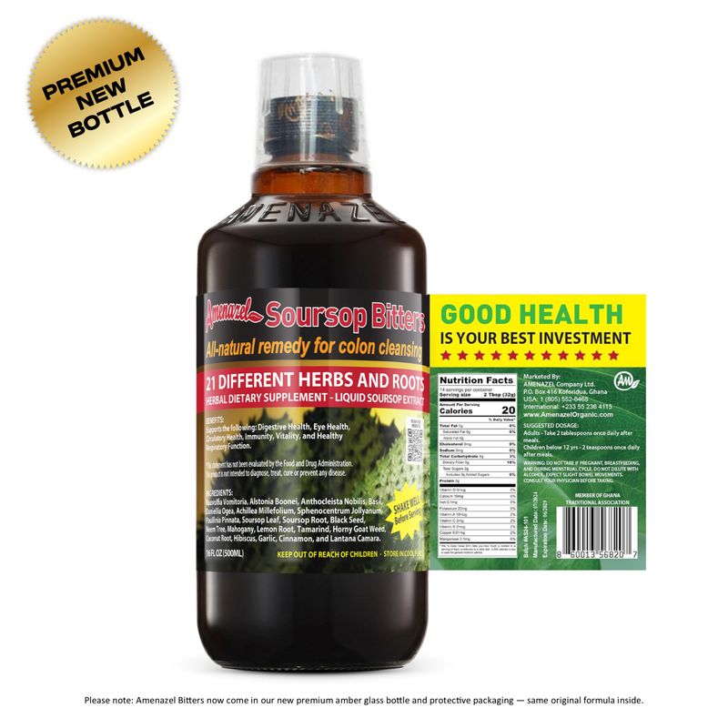 Amenazel Soursop Bitters (16oz)