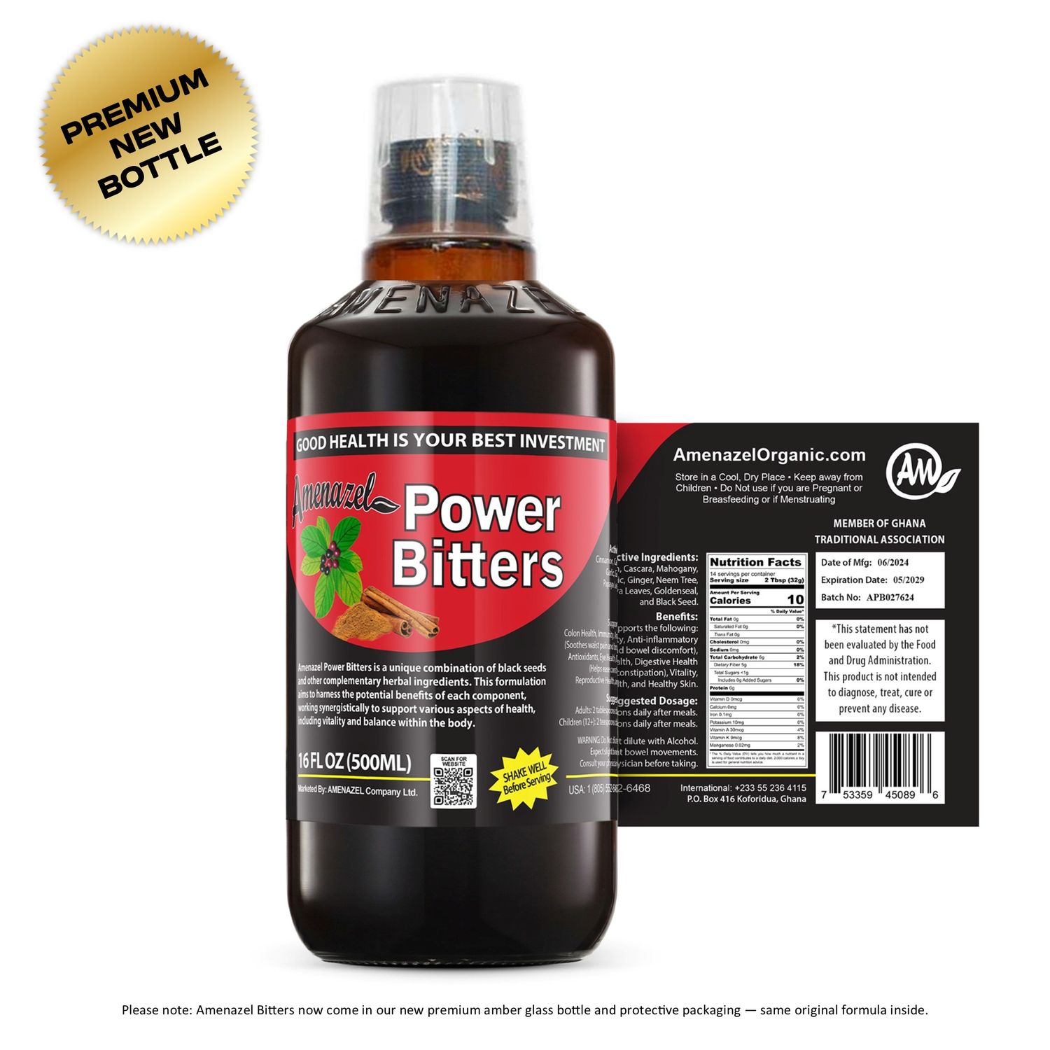 Amenazel Power Bitters (16oz)