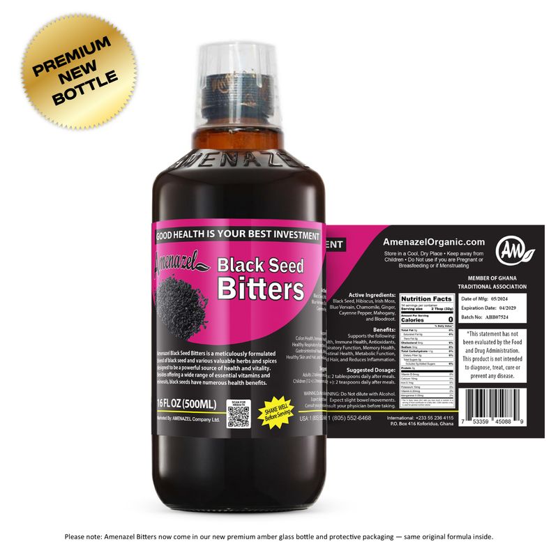 Amenazel Black Seed Bitters (16oz)