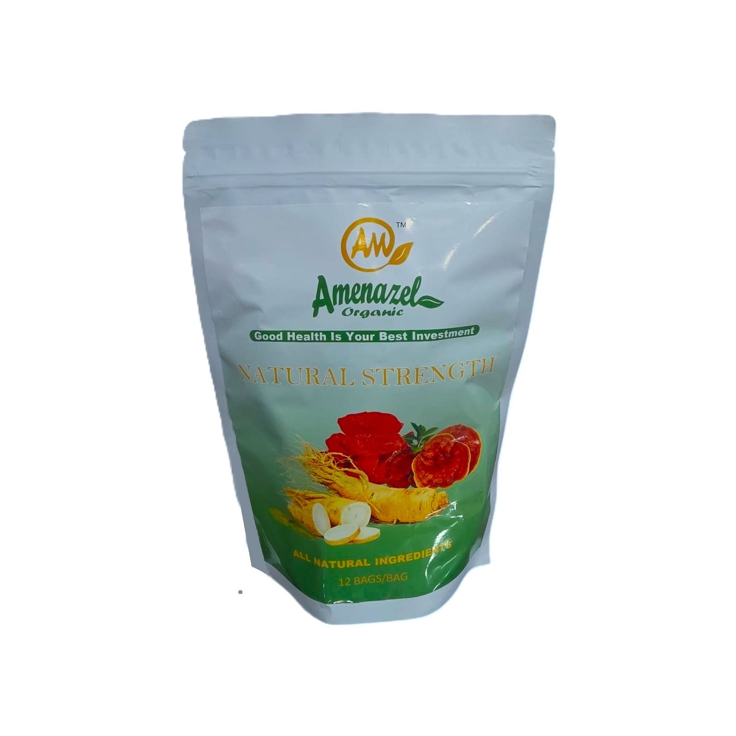 Amenazel Organic Natural Strength - Men's Energy Tea