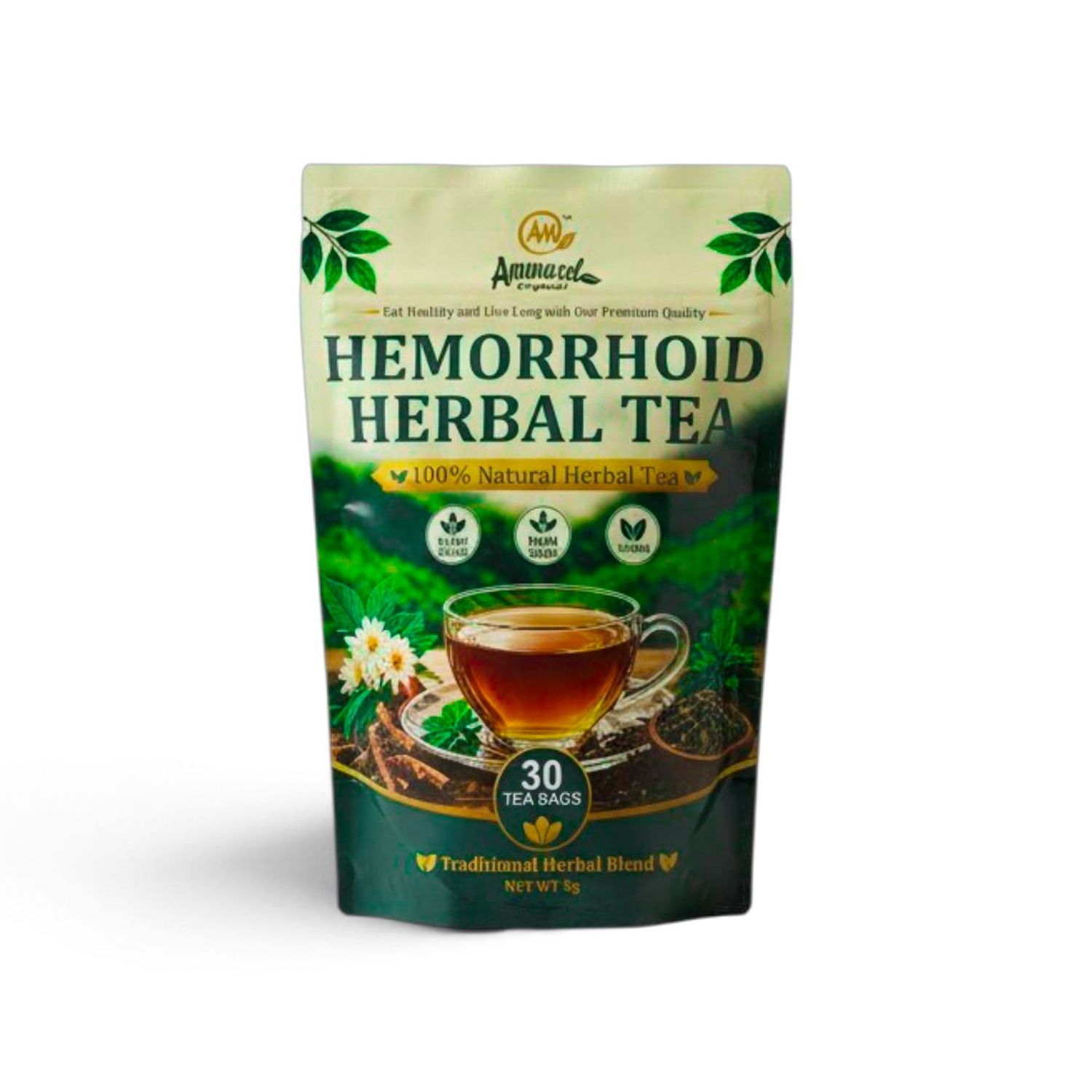 Amenazel Organic Hemorrhoid Herbal Tea