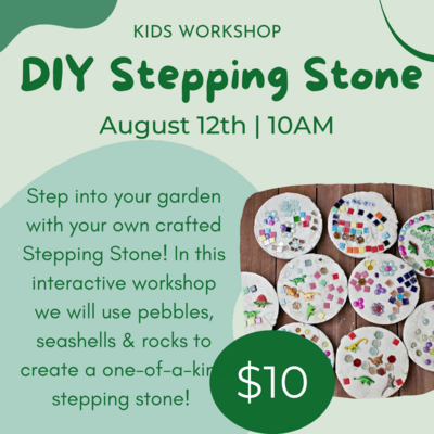 Kids Workshop | DIY Stepping Stone