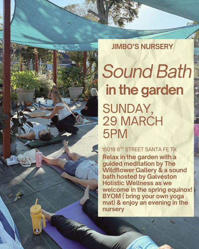 Spring Sound Bath in the Garden