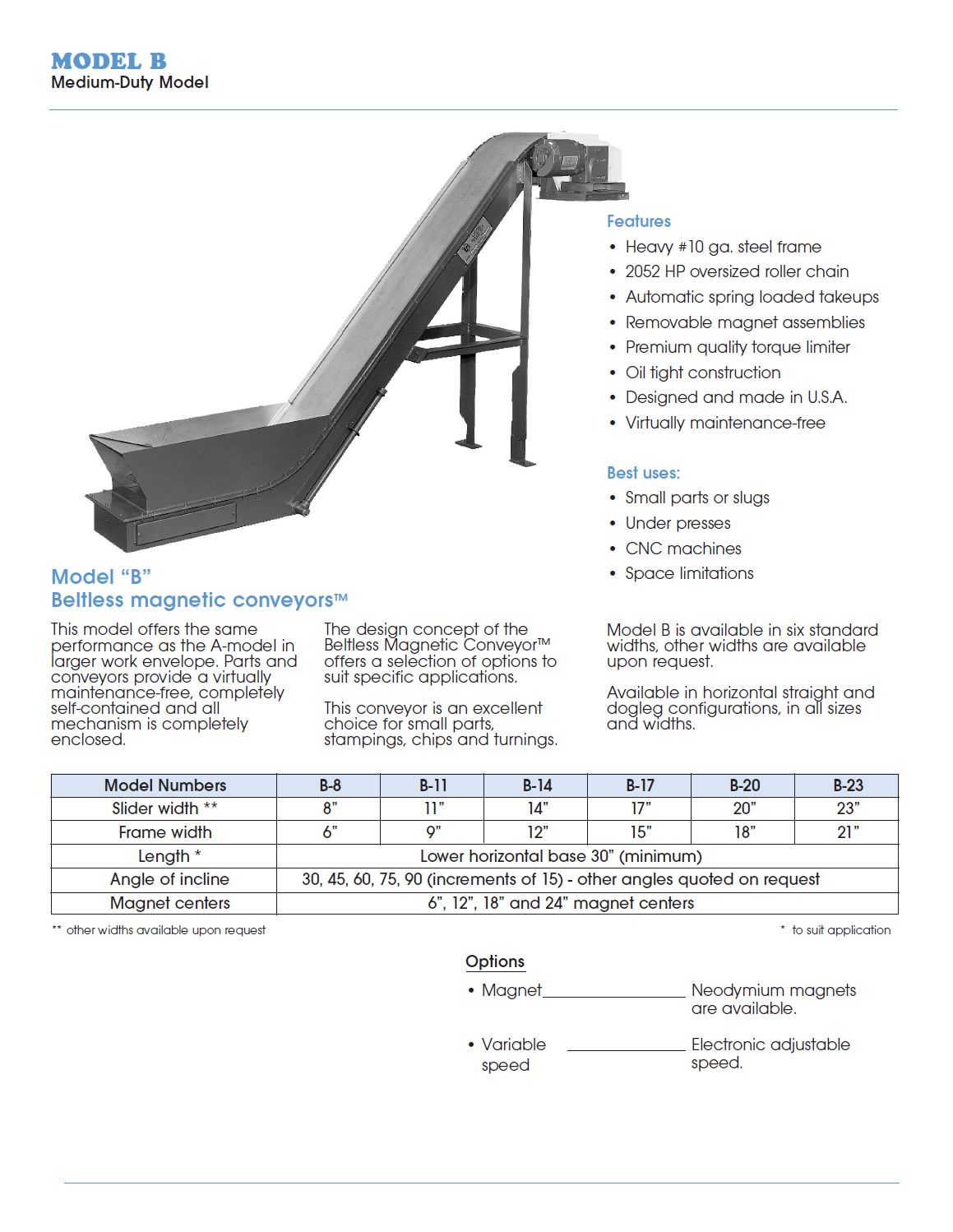 Livonia Magnetics B-Model Base