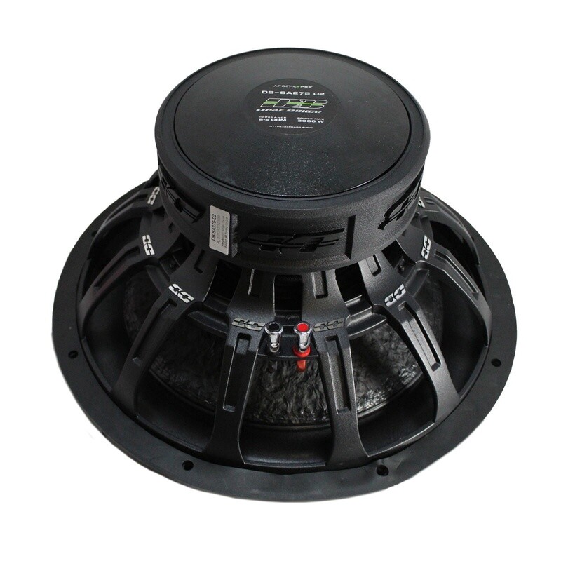 DEAF BONCE APOCALYPSE 15" 3000 WATT DVC 2 OHM SUBWOOFER DB-SA275-D2