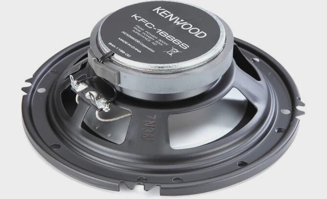 KENWOOD PAIR OF 6.5" 2-WAY CAR 300W COAXIAL SPEAKERS WITH SOUND FIELD ENHANCER KFC-1666S