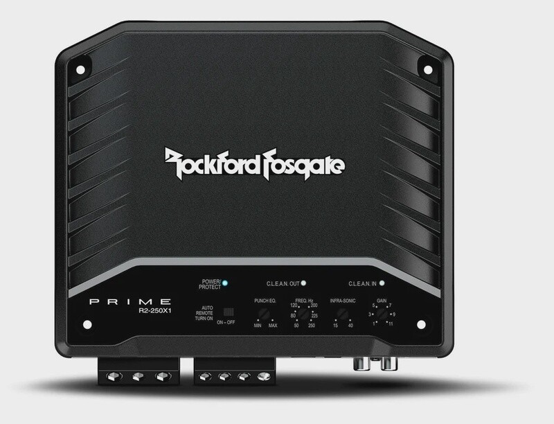 ROCKFORD FOSGATE PRIME 250W CLASS-D MONO SUBWOOFER AMPLIFIER R2-250X1