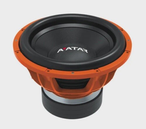 AVATAR TSUNAMI STU-1546-D2 ORANGE 6000 WATTS PEAK 2-OHM 15&quot; SUBWOOFER