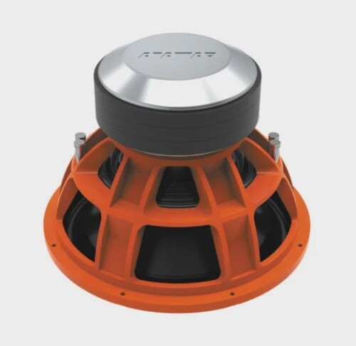 AVATAR TSUNAMI STU-1546-D2 ORANGE 6000 WATTS PEAK 2-OHM 15" SUBWOOFER