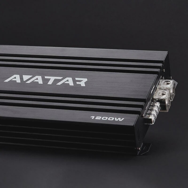 AVATAR 1200 WATT MONOBLOCK CLASS D BLACK AMPLIFIER AST-1200.1D