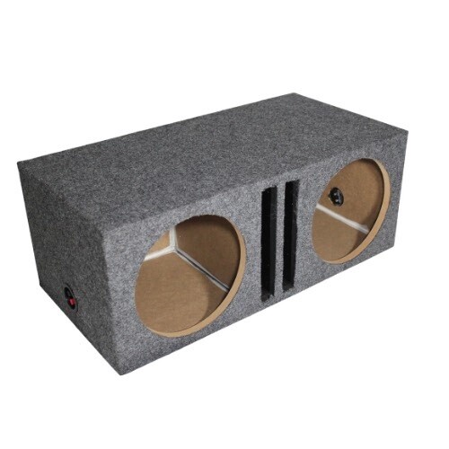 DUAL 10 SUBWOFER BOX VENTED PORTED