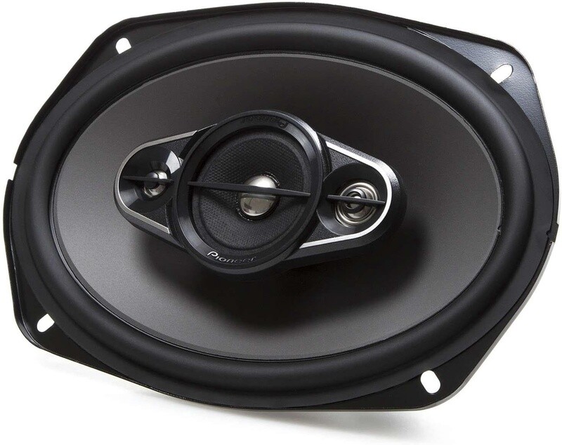 PIONEER TS-A6967S A-Series 6x9" Shallow 4-Way 450 Watts Max Power Black Car Audio Speakers (Pair)