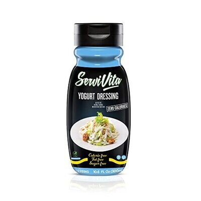 YOGURT Sauce ServiVita Zero Calories Sugar-Free Gluten-Free Non-GMO Vegan and Keto Friendly - 10.6 Fl Oz