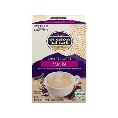 Oregon Chai Vanilla Chai Tea Latte - 8 Ounce