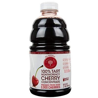 Cherry Bay Orchards Tart Cherry Concentrate - Natural Juice to Promote Healthy Sleep 32oz Bottle