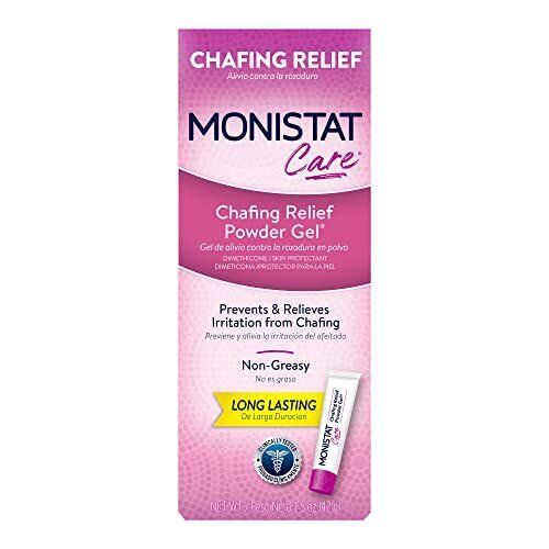 Monistat Care Chafing Relief Powder Gel anti Protection 1.5 Oz