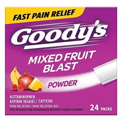 Extra Strength Headache Powders Mixed Fruit Blast 24 Count