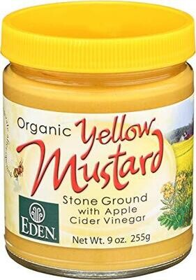 Eden Foods Organic Yellow Mustard - 9 oz