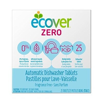 Automatic Dishwashing Tablets Zero 25 Count 17.6 Ounce