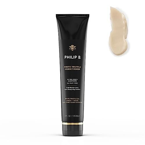 PHILIP B White Truffle Conditioner 6 oz. (178 ml) | Ultra-Rich Moisturizing Conditioner Revives Coarse Thick or Chemically Damaged Hair