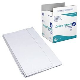 Dynarex Drape Sheets (White) 2ply Tissue 40 x 72 50/cs