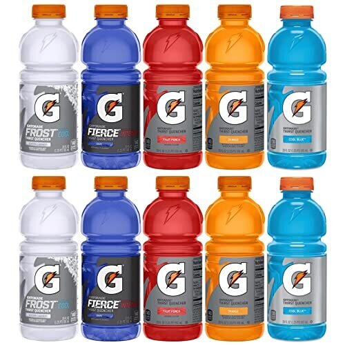 gatorade frost thirst quencher Sport Drink, variety pack, 20 fl oz