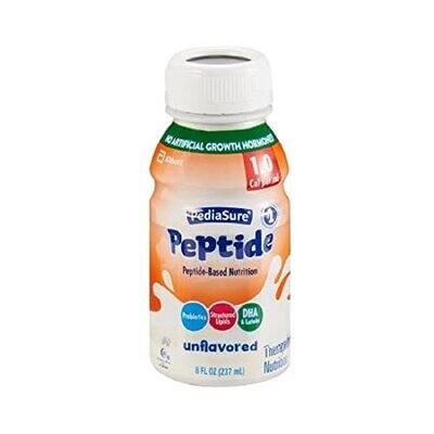 Pediasure Peptide 1.0 Unflavored Bottles 24 X 8oz Case