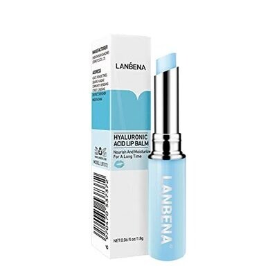 Hyaluronic Acid Lip Balm Moisturizing Lips Reduce Fine Lines Relieve Dryness Long-Lasting Protection Nourishing Lip Care (1.8G / 0.06 Fl Oz)