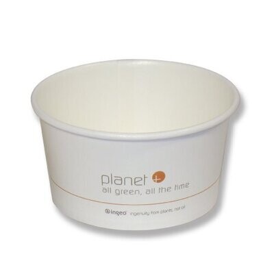 Planet+ 100% Compostable PLA Laminated Food Container 12-Ounce 500-Count Case