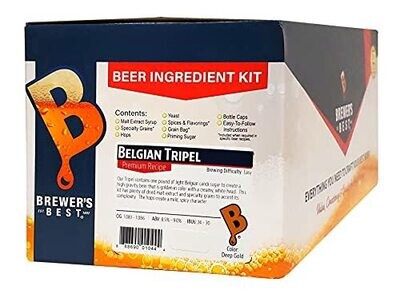 Brewer's Best - 1044 - Home Brew Beer Ingredient Kit (5 Gallon) (Belgian Tripel) Belgian Tripel