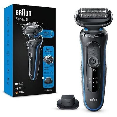 Electric Razor for Men Series 5 5018S Electric Foil Shaver with Precision Beard Trimmer Rechargeable Wet & Dry with Easyclean