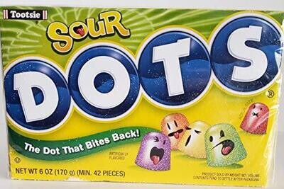 Tootsie Sour Dots Assorted Flavor Gumdrops 6 oz