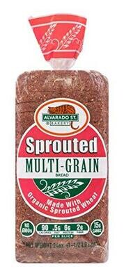 Alvarado Street Bakery Organic Sprouted Wheat Multi-Grain Bread 24 Ounce -- 6 per case.