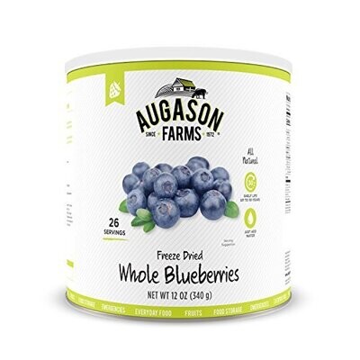Freeze Dried Whole Blueberries 12 Oz No. 10 Can