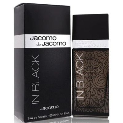 JACOMO DE JACOMO IN BLACK FOR MEN EAU DE TOILETTE 100ML