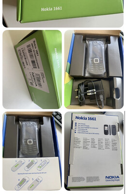 Nokia 1661 - Schwarz Handy