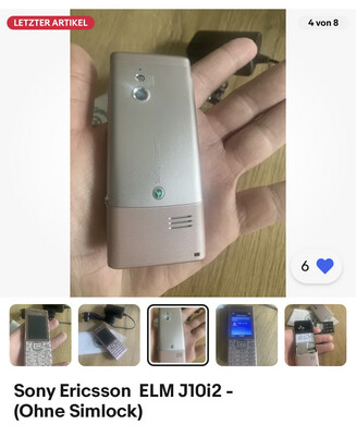 Sony Ericsson  ELM J10i2 - (Ohne Simlock)
