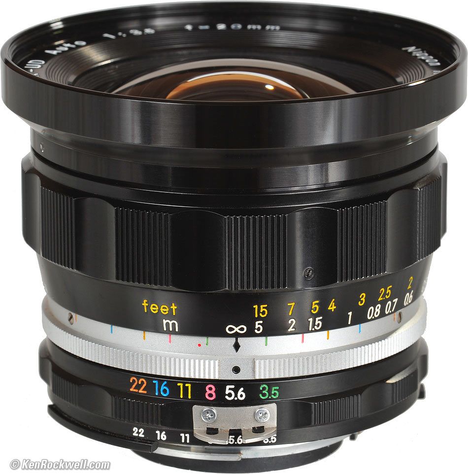 Nikon NIKKOR-UD Auto 20mm f/3.5 - AI