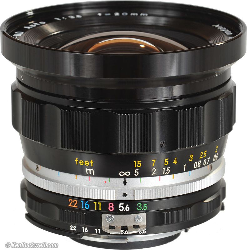 Nikon NIKKOR-UD Auto 20mm f/3.5 - AI