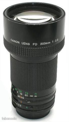 Canon Lens FD 200MM 2.8