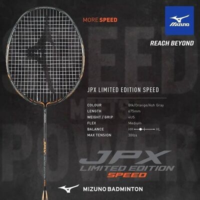 JPX LIMITED EDITION SPEED