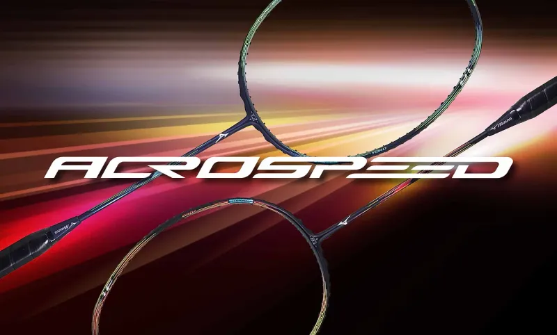 ラケット ACROSPEED1FOCUS Mizuno Acrospeed 1 Focus (Black) - JoyBadminton